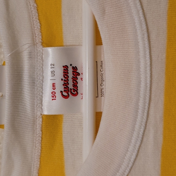 NWT Hanna Andersson Curious George Story Time Long John Pajama Set. - Picture 5 of 11